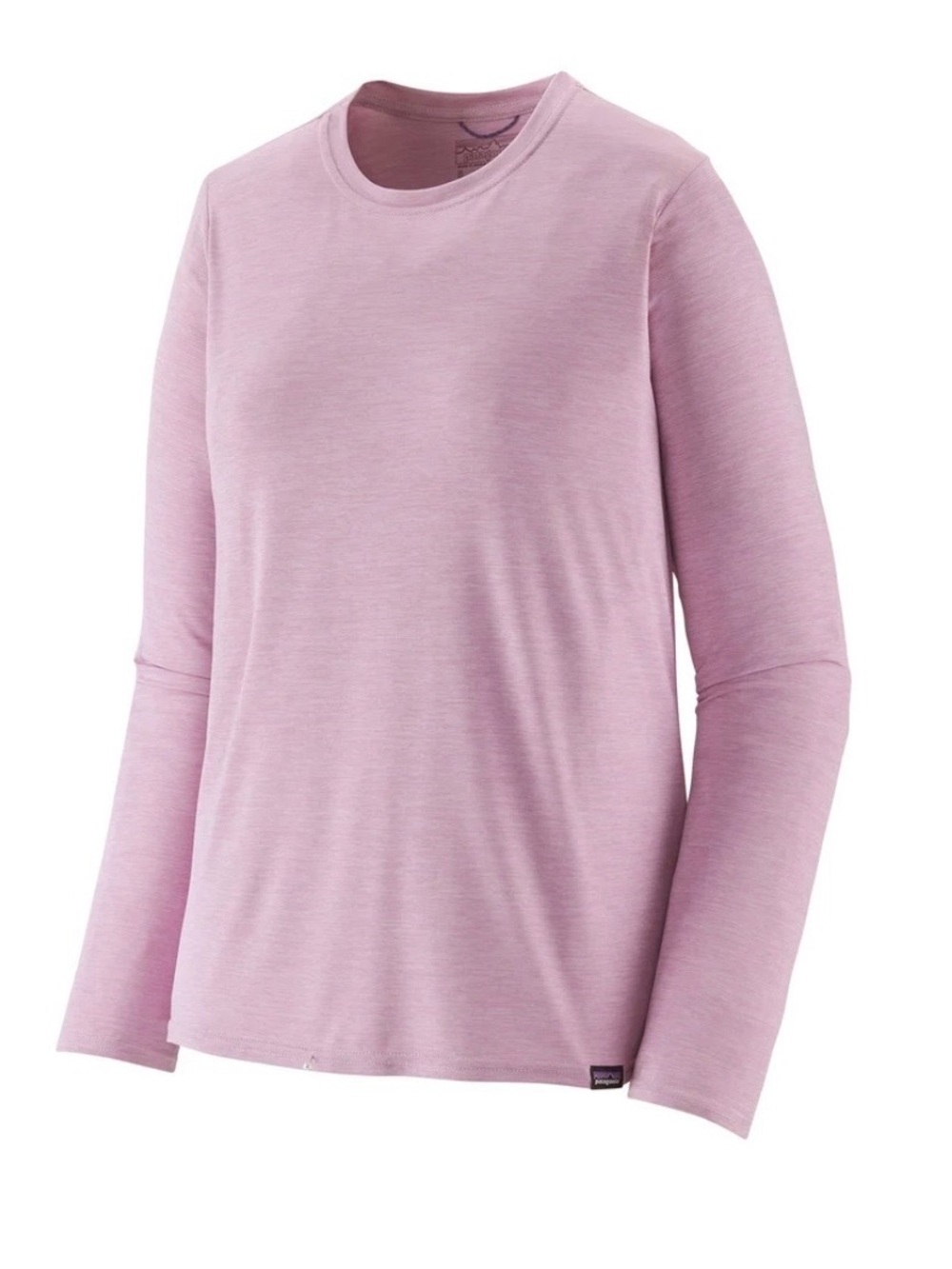 Patagonia Light Pink Long-Sleeve Capeline dry fit Tee